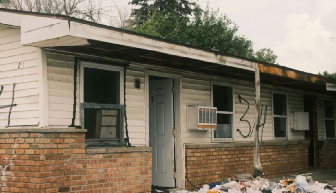 Before-and-after junk pile removed by professional junk removal in Colorado