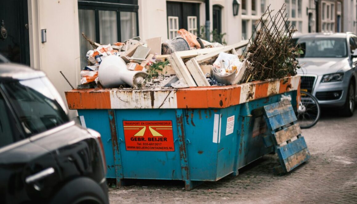 Home junk organized and ready for junk removal in Colorado