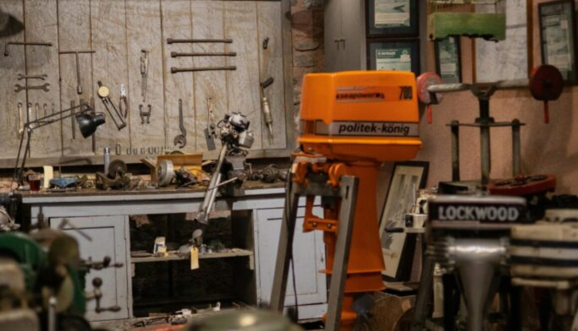 Garage and basement cleanouts Colorado Springs – cluttered garage with tools, sports gear, and storage items being cleared for organization and junk removal